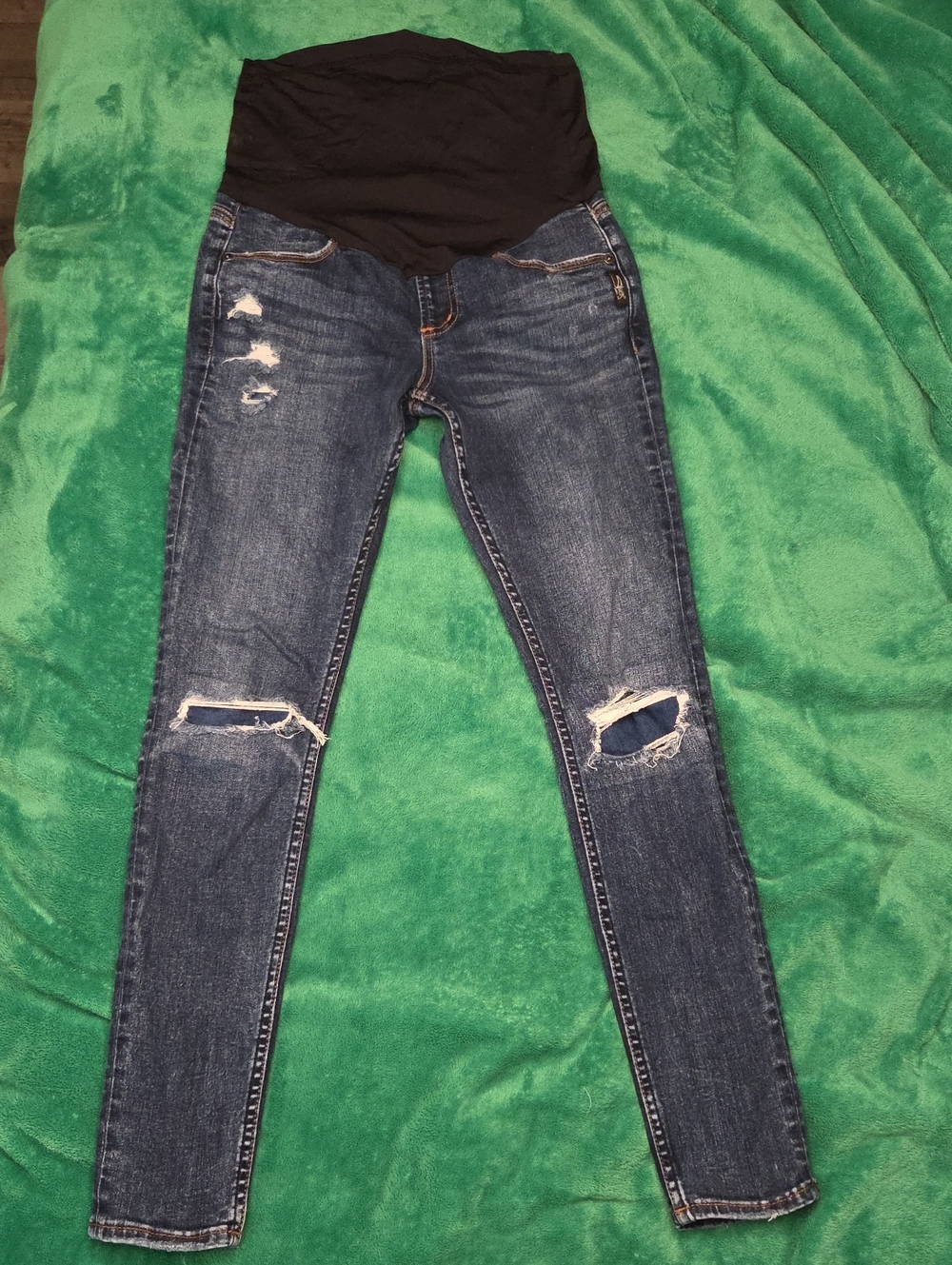 Maternity Silver Brand Skinny Jeans